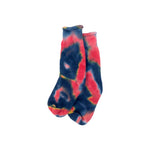 Tie Dye Pile Sock - Multi