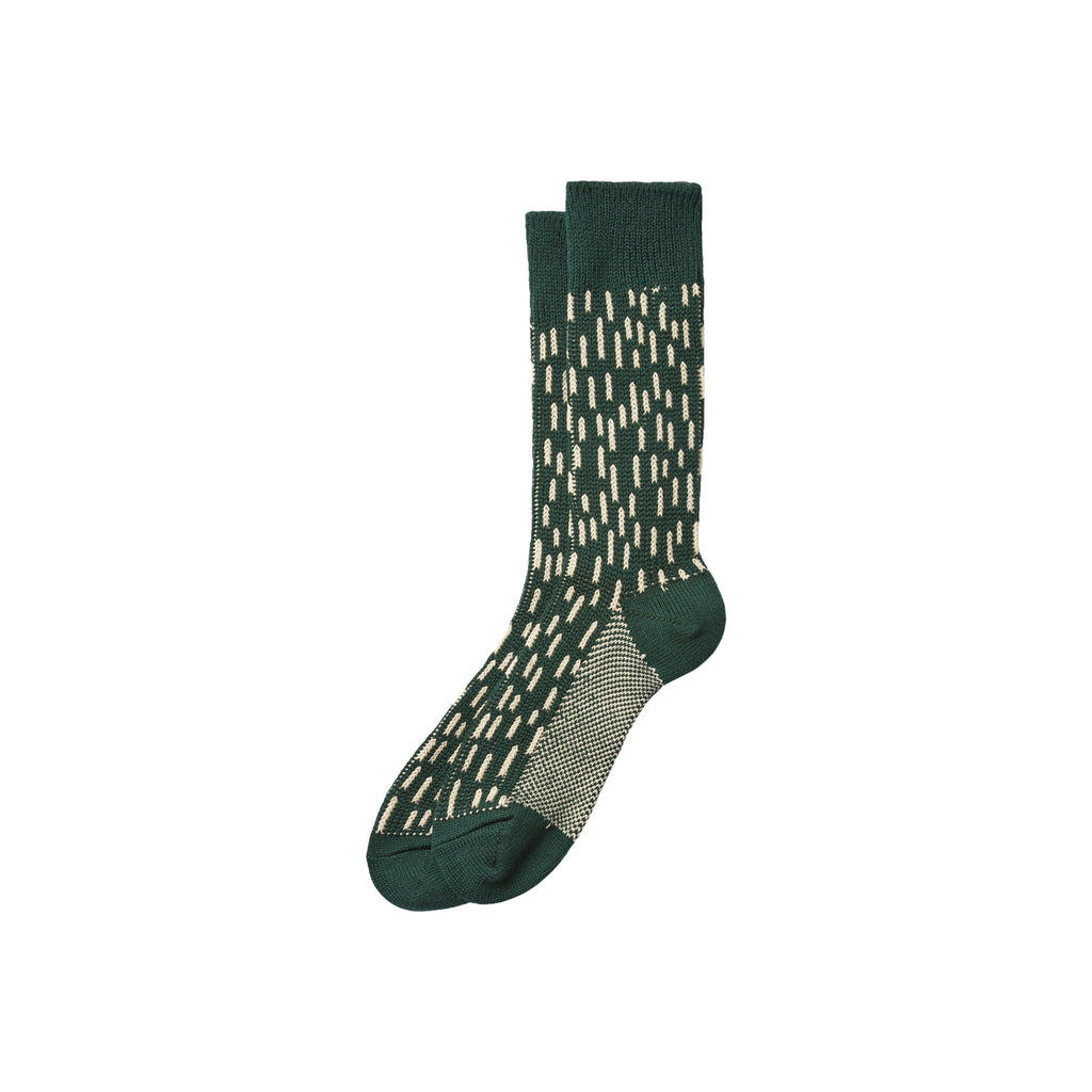 rototo_raindrop_sock_green