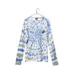 Yin Yang Tie-Dye Top - Indigo/Green