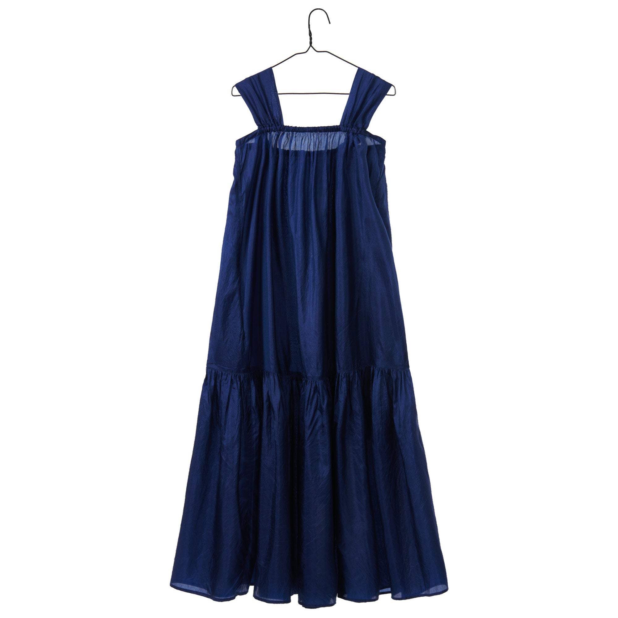 Thea Dress - Indigo Silk