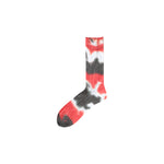 Tie Dye Formal Sock - Red/Grey
