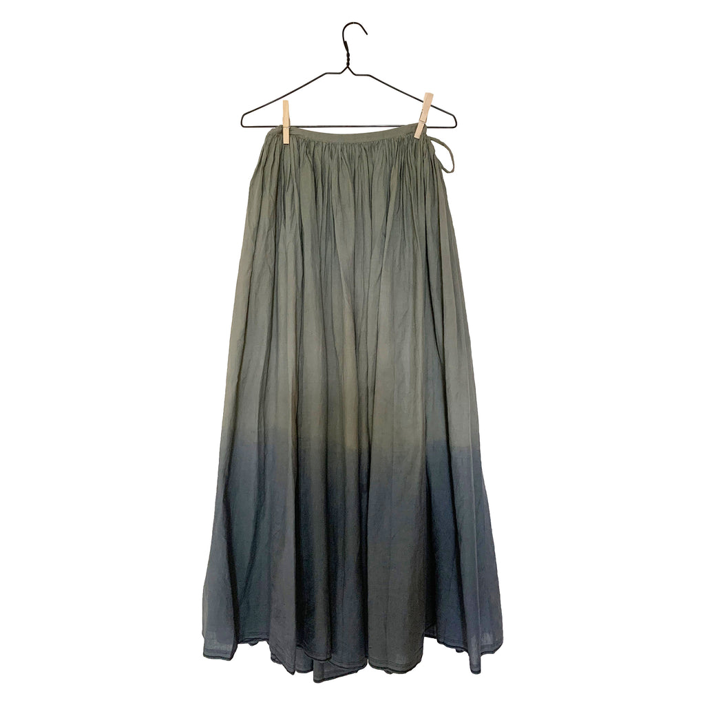 Khaki & Charcoal Tie Dye Skirt
