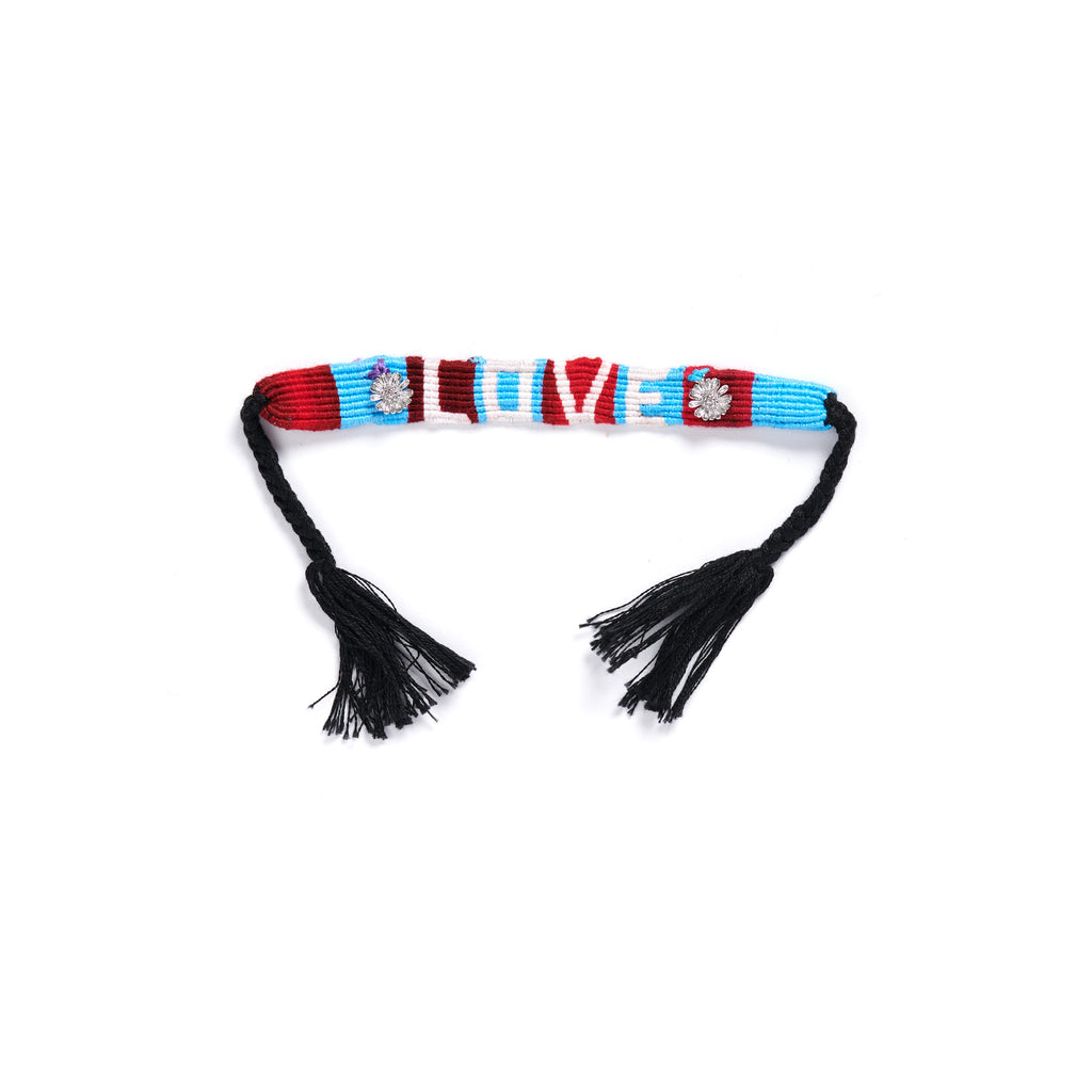 Love Bracelet - Bordeaux + Turquoise