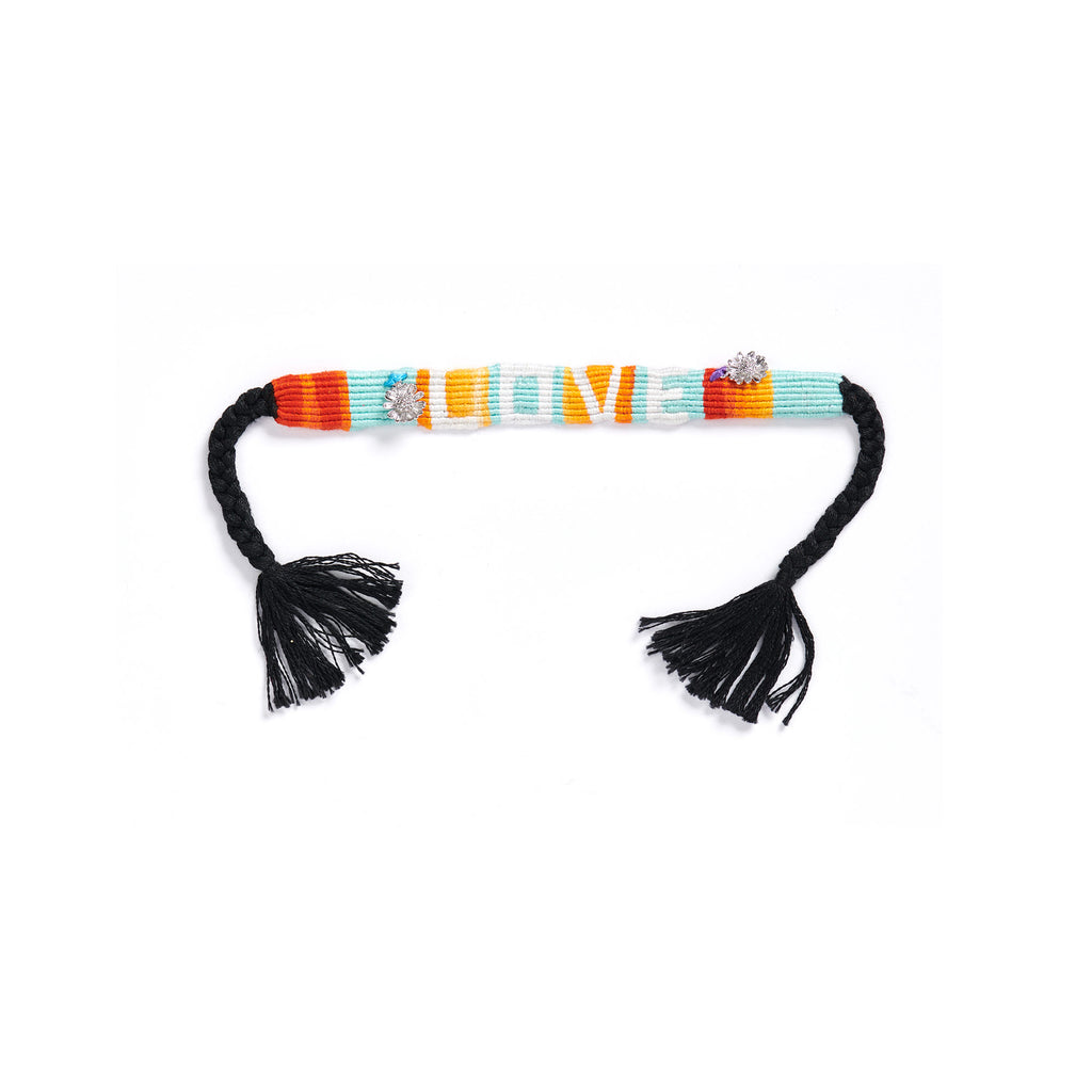 Love Bracelet - Orange + Mint