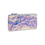 Iridescent Small Foil Pouch - Pink