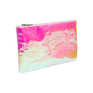 Iridescent Medium Pouch Pink
