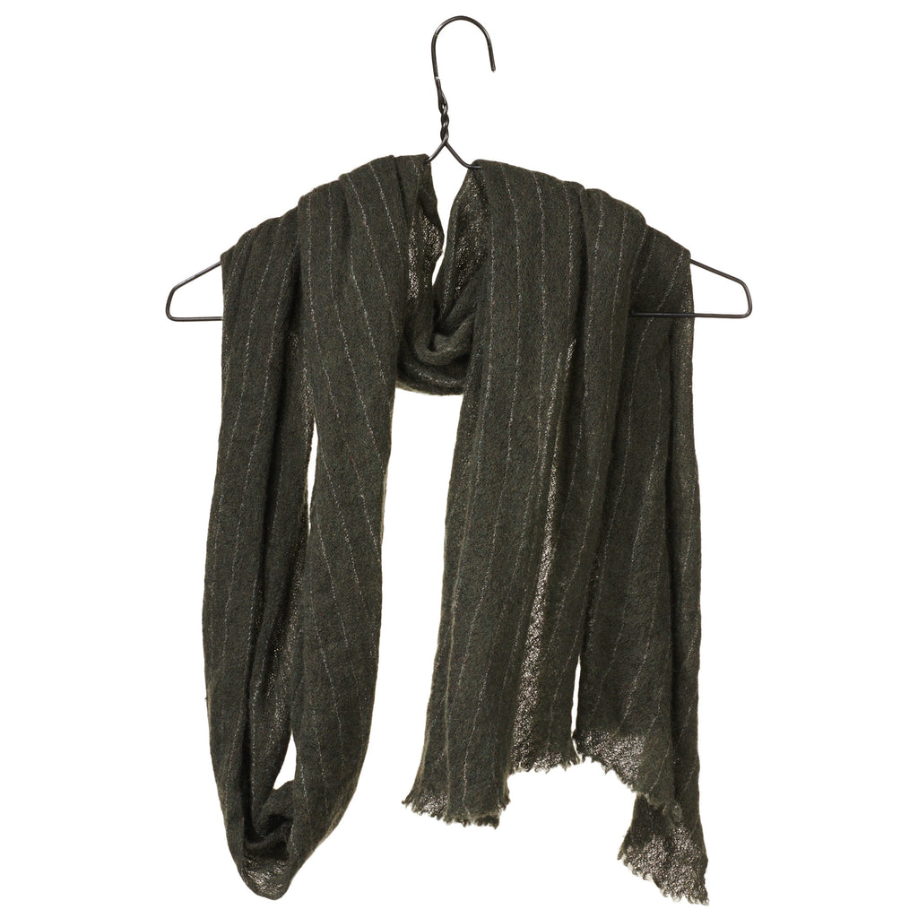 Piquet Pinstripe Melange Scarf
