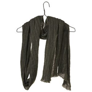 Piquet Pinstripe Melange Scarf